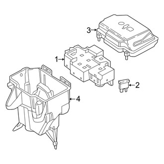 Mercedes-Benz OE - Electrical - Fuse & Relay (Engine Compartment), (Sport Utility X253 Body Code)