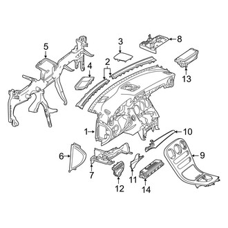Mercedes-Benz OE - Instrument Panel (Sport Utility X253 Body Code)