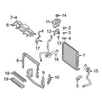 Mercedes-Benz OE - Cooling - Radiator & Components (Sport Utility X253 Body Code)