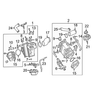 Mercedes-Benz OE - Cooling - Intercooler (AT Engine), (Sport Utility X253 Body Code)