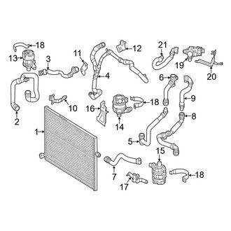 Mercedes-Benz OE - Cooling - Intercooler (AT Radiator), (Sport Utility X253 Body Code)