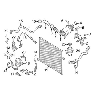 Mercedes-Benz OE - Cooling - Intercooler