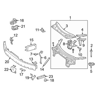 Mercedes-Benz OE - Radiator Support