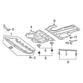 Mercedes-Benz OE - Radiator Support Splash Shield Screw