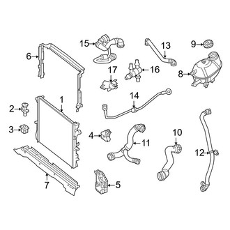 Mercedes-Benz OE - Cooling - Radiator & Components (Engine Cooling)