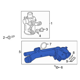 Mercedes-Benz OE - Engine Coolant Thermostat Kit