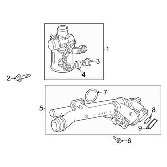 Mercedes-Benz OE - Cooling - Water Pump