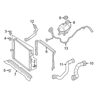 Mercedes-Benz OE - Cooling - Radiator & Components (4Matic)