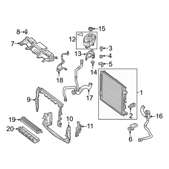 Mercedes-Benz OE - Cooling - Radiator & Components