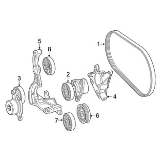 Mercedes-Benz OE - Cooling - Belts & Pulleys