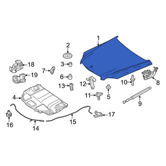 Mercedes-Benz OE - Front Hood Panel