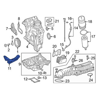 Mercedes-Benz OE - Front Left Engine Mount
