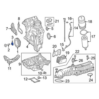 Mercedes-Benz OE - Engine Harmonic Balancer Washer