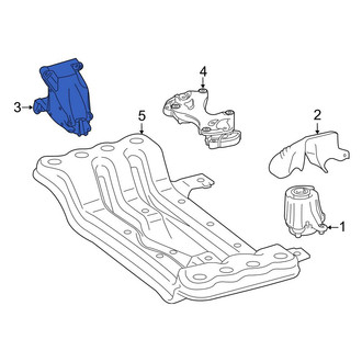 Mercedes-Benz OE - Left Engine Mount Bracket