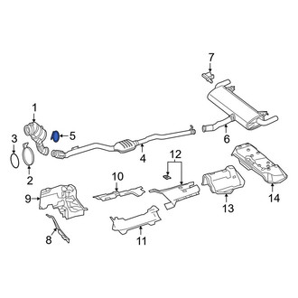 Mercedes-Benz OE - Exhaust Muffler Clamp