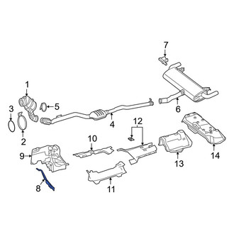 Mercedes-Benz OE - Front Floor Pan Heat Shield