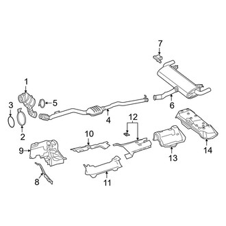 Mercedes-Benz OE - Exhaust System - Exhaust Components