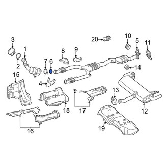 Mercedes-Benz OE - Exhaust Muffler Gasket