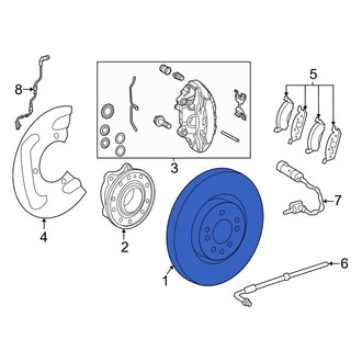 Mercedes-Benz OE - Front Disc Brake Rotor
