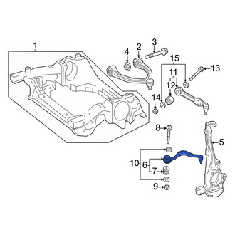 Mercedes-Benz OE - Front Left Lower Forward Suspension Control Arm