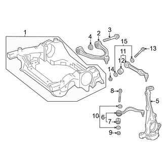 Mercedes-Benz OE - Front Suspension - Suspension Components (Sport Utility Coupe 253.384 Body Code)