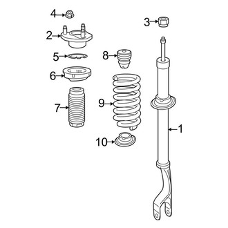 Mercedes-Benz OE - Front Suspension - Struts & Components (RWD)