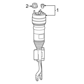 Mercedes-Benz OE - Front Suspension - Struts & Components (With Air Suspension)