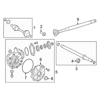 Mercedes-Benz OE - Front Suspension - Carrier & Front Axles