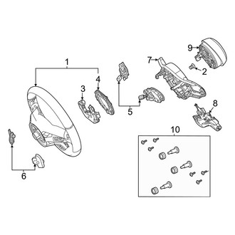 Mercedes-Benz OE - Steering Wheel & Trim (With Sport Wheel), (Base / 4Matic)
