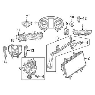 Mercedes-Benz OE - Instrument Panel - Cluster & Switches