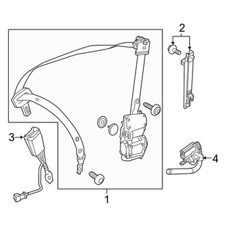 Mercedes-Benz OE - Restraint Systems - Front Seat Belts