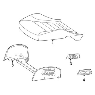 Mercedes-Benz OE - Seats & Tracks - Passenger Seat Components (AMG Performance Seat, Seat Cushion)