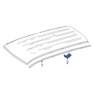 Mercedes-Benz OE - Roof Molding Clip