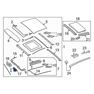 Mercedes-Benz OE - Sunroof Motor