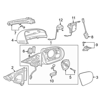 Mercedes-Benz OE - Front Door - Outside Mirrors
