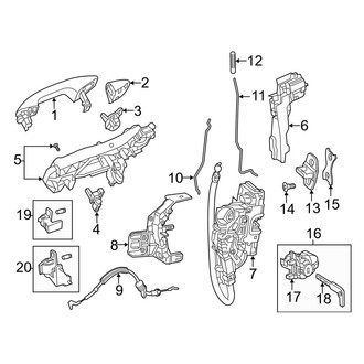 Mercedes-Benz OE - Front Door - Lock & Hardware