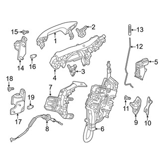 Mercedes-Benz OE - Rear Door - Lock & Hardware