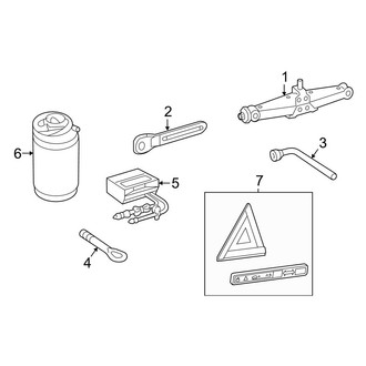 Mercedes-Benz OE - Rear Body & Floor - Jack & Components