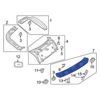 Mercedes-Benz OE - Rear Liftgate Pull Handle