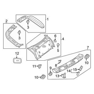 Mercedes-Benz OE - Lift Gate - Interior Trim
