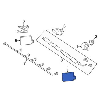 Mercedes-Benz OE - Rear Blind Spot Detection System Warning Sensor