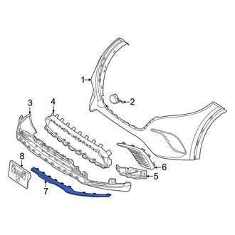 Mercedes-Benz OE - Rear Bumper Trim