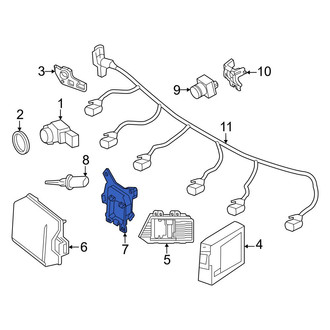 Mercedes-Benz OE - Cruise Control Distance Sensor Bracket