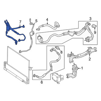 Mercedes-Benz OE - A/C Manifold Hose Assembly