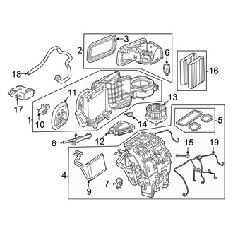 Mercedes-Benz OE - Air Conditioner & Heater - Evaporator & Heater Components