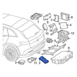 Mercedes-Benz OE - Rear Left Power Seat Control Module