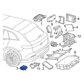 Mercedes-Benz OE - Rear Seat Heater Control Module