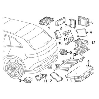 Mercedes-Benz OE - Electrical - Control Units (Rear Compartment)