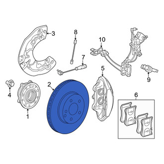Mercedes-Benz OE - Front Disc Brake Rotor