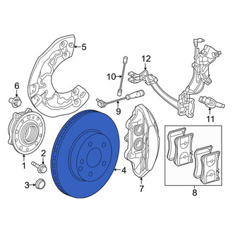 Mercedes-Benz OE - Front Disc Brake Rotor